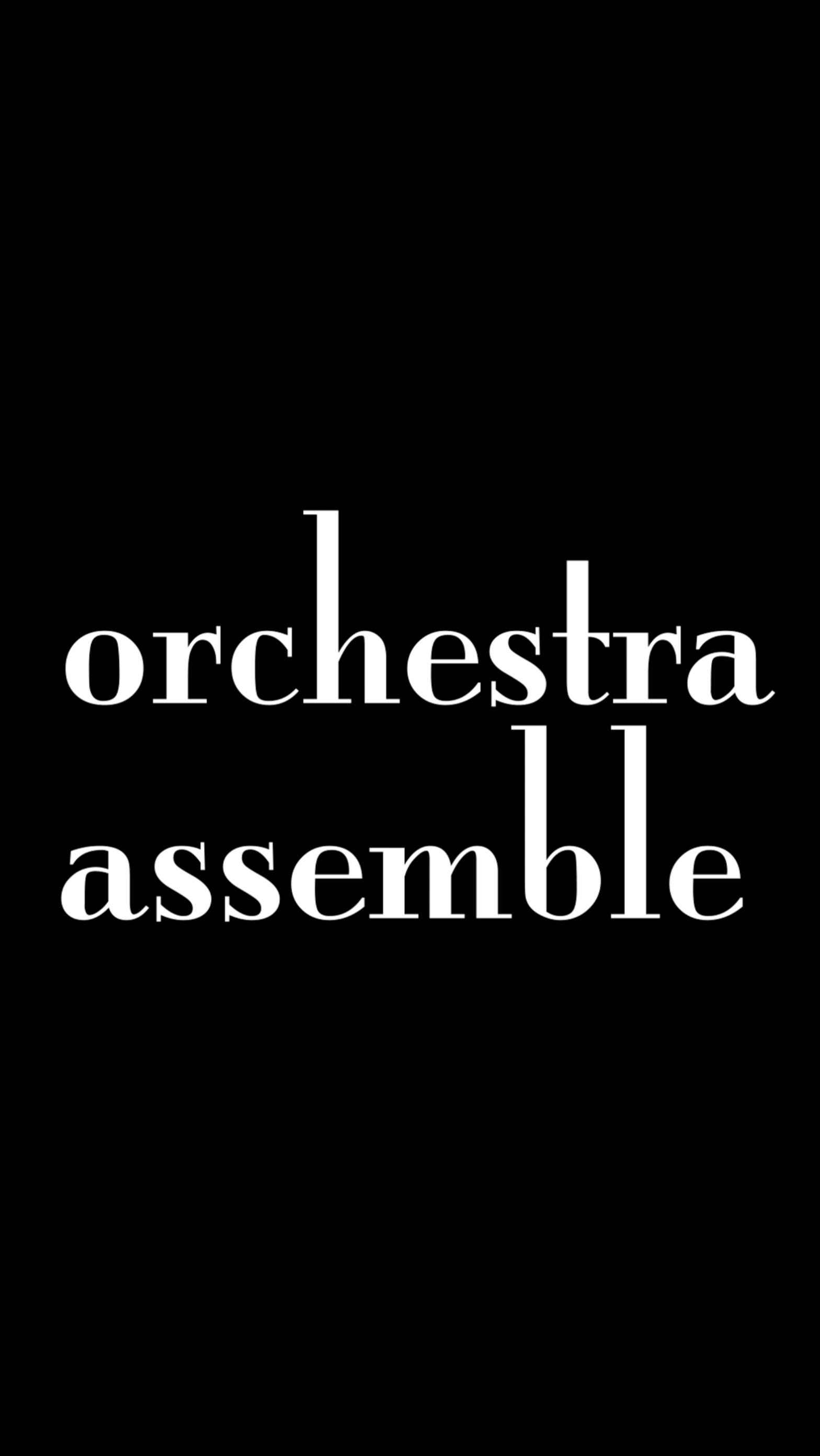 Assemble the Orchestra and make some amazing music